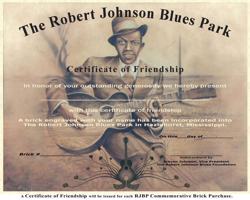 Earl Klatzel's designs for the Robert Johnson Blues Park