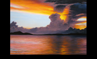 Sunrise over Stocking Island, Exuma