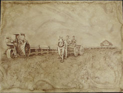 Clairsholm to Calgary, Pipe Wagons