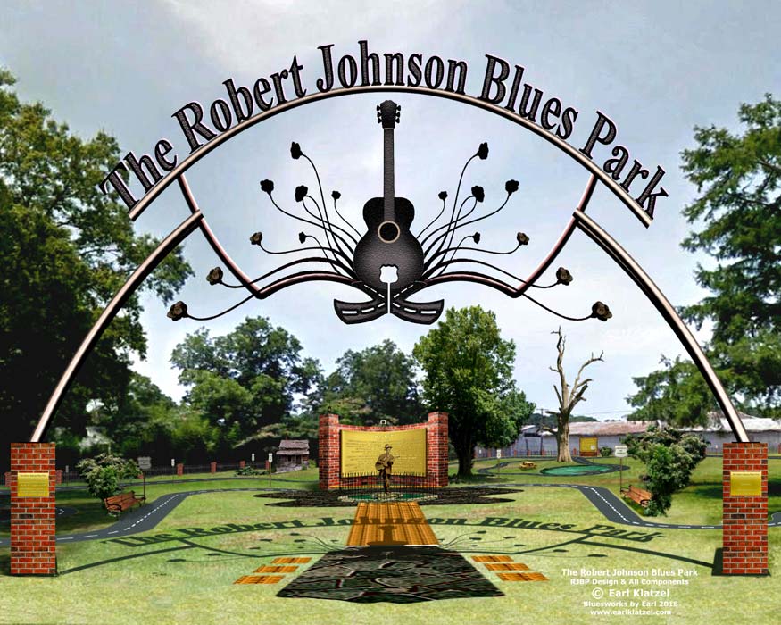 Earl Klatzel's designs for the Robert Johnson Blues Park