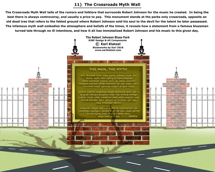 Earl Klatzel's designs for the Robert Johnson Blues Park