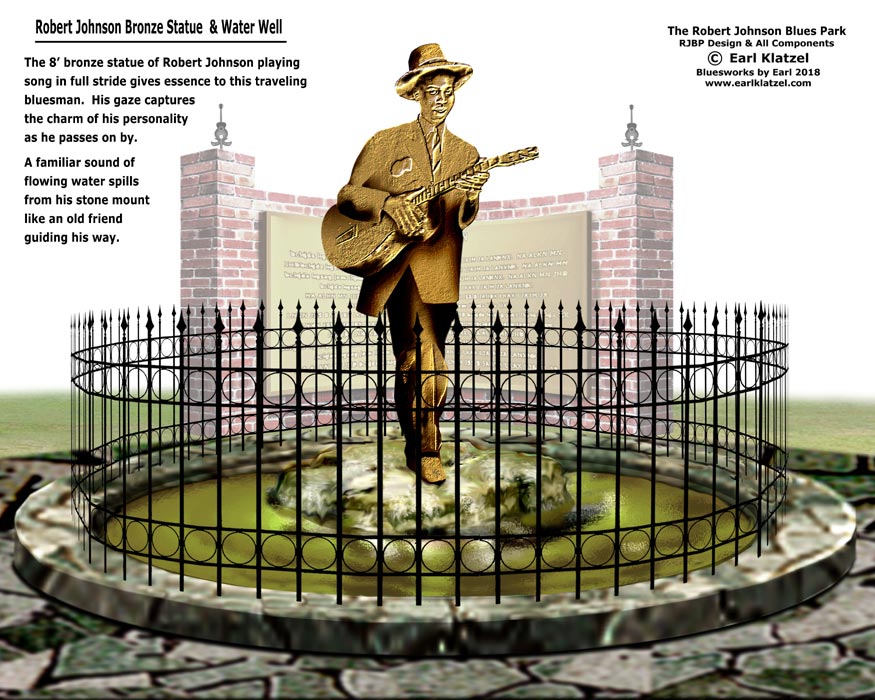 Earl Klatzel's designs for the Robert Johnson Blues Park