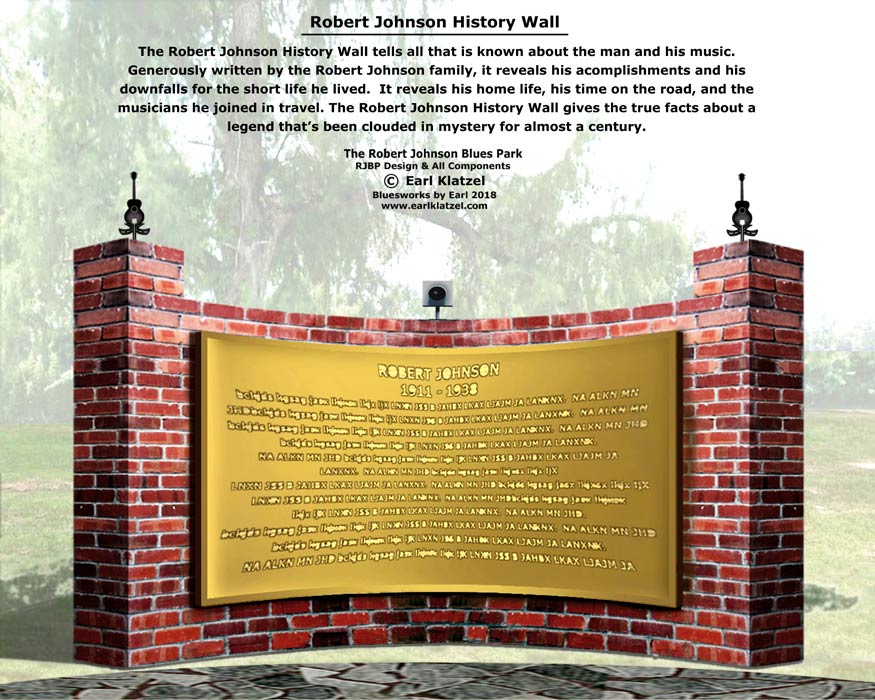 Earl Klatzel's designs for the Robert Johnson Blues Park