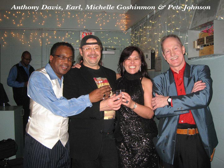 Anthony Davis, Earl, Michelle Goshinmon, and Pete Johnson